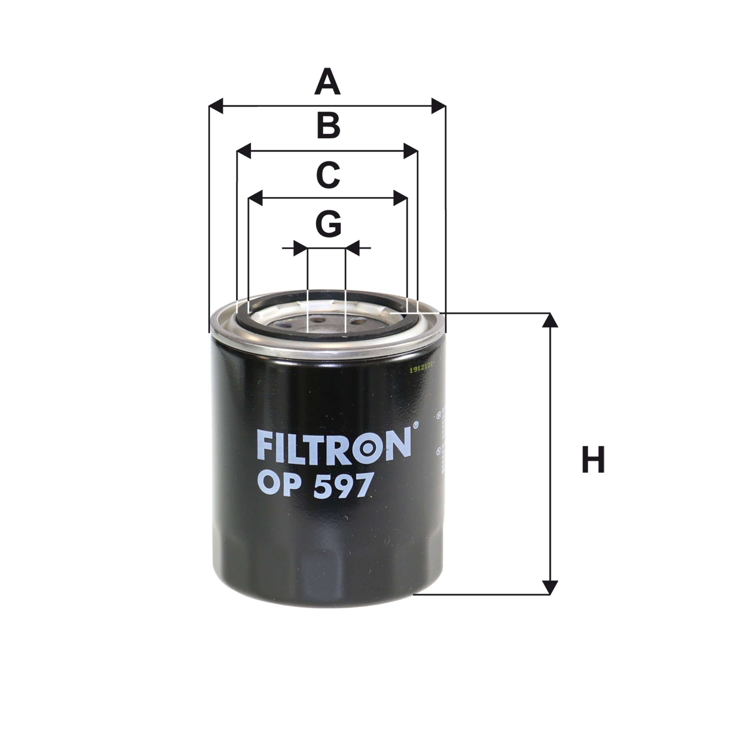 Filtro de óleo Filtron OP597 preço, a partir de 6,27 USD
