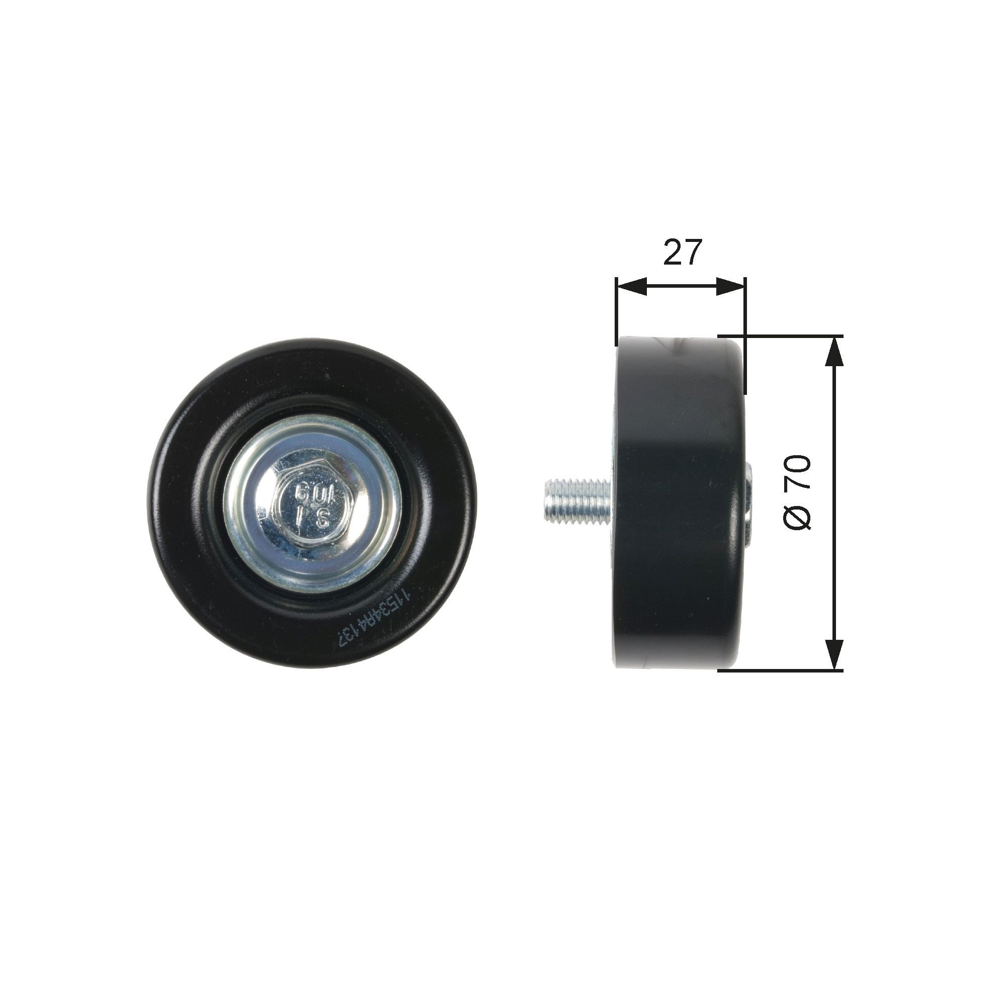 Rolo parasita da correia de transmissão Gates T36409 preço, a partir de 33,42 USD