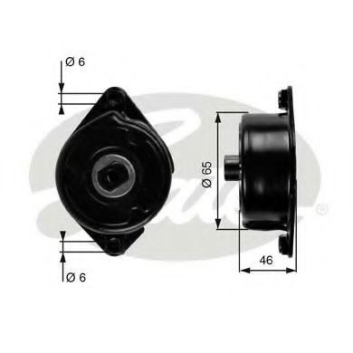  Reguladora de tensão da correia de transmissão BMW 7 sedan (E65, E66, E67) (2001 - 2008) 