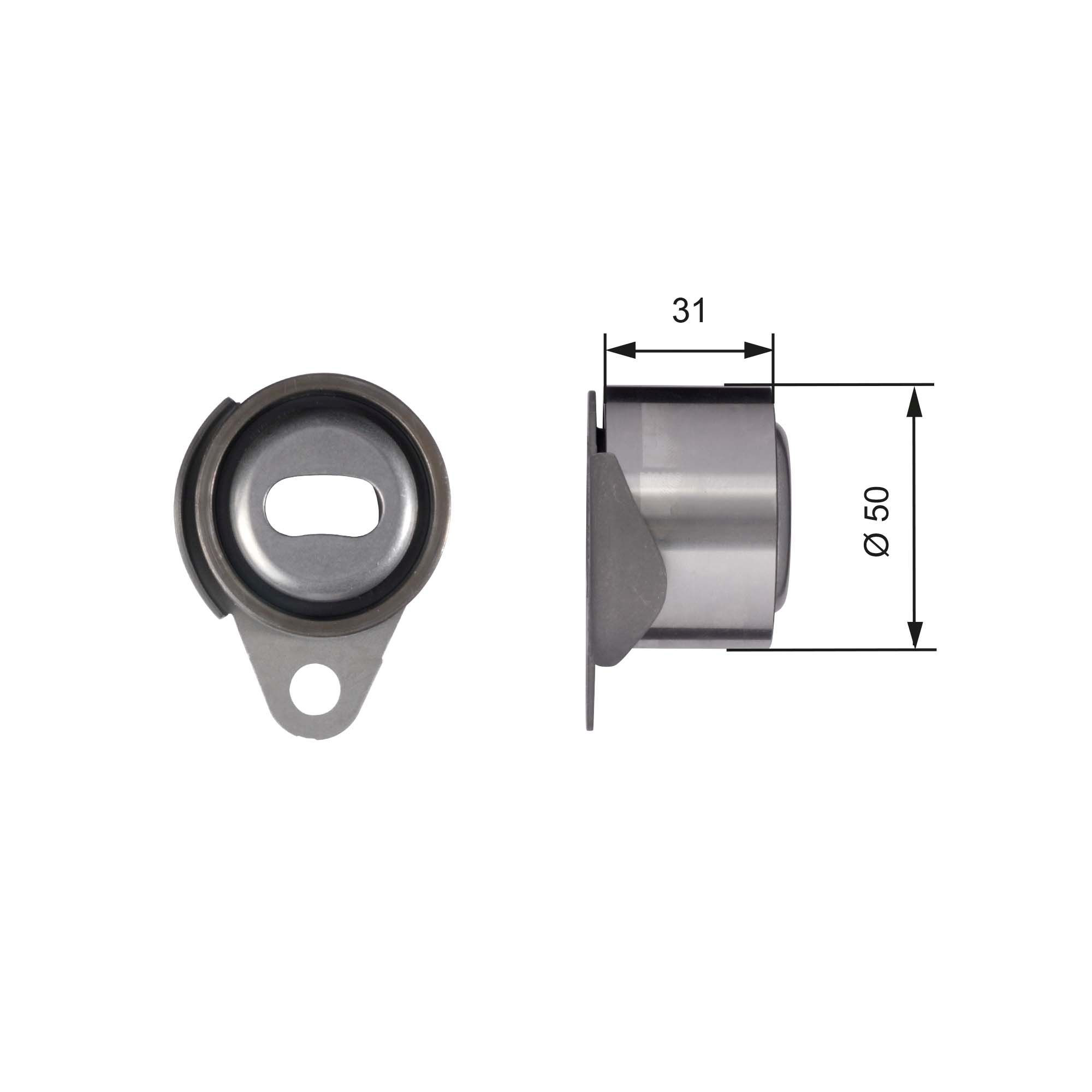 Rolo de reguladora de tensão da correia do mecanismo de distribuição de gás Opel 91160164 preço, a partir de 42,92 USD