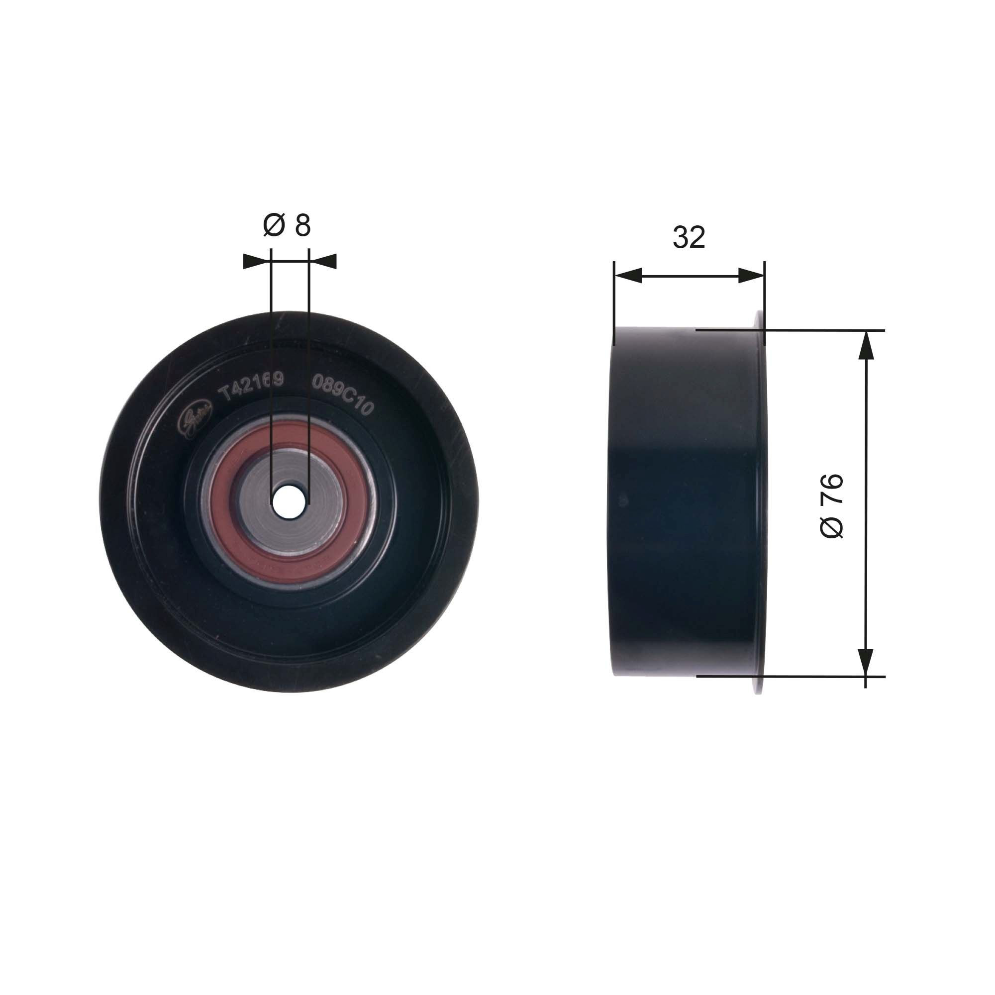 Compre 736117 Glober Rolo parasita da correia do mecanismo de distribuição de gás