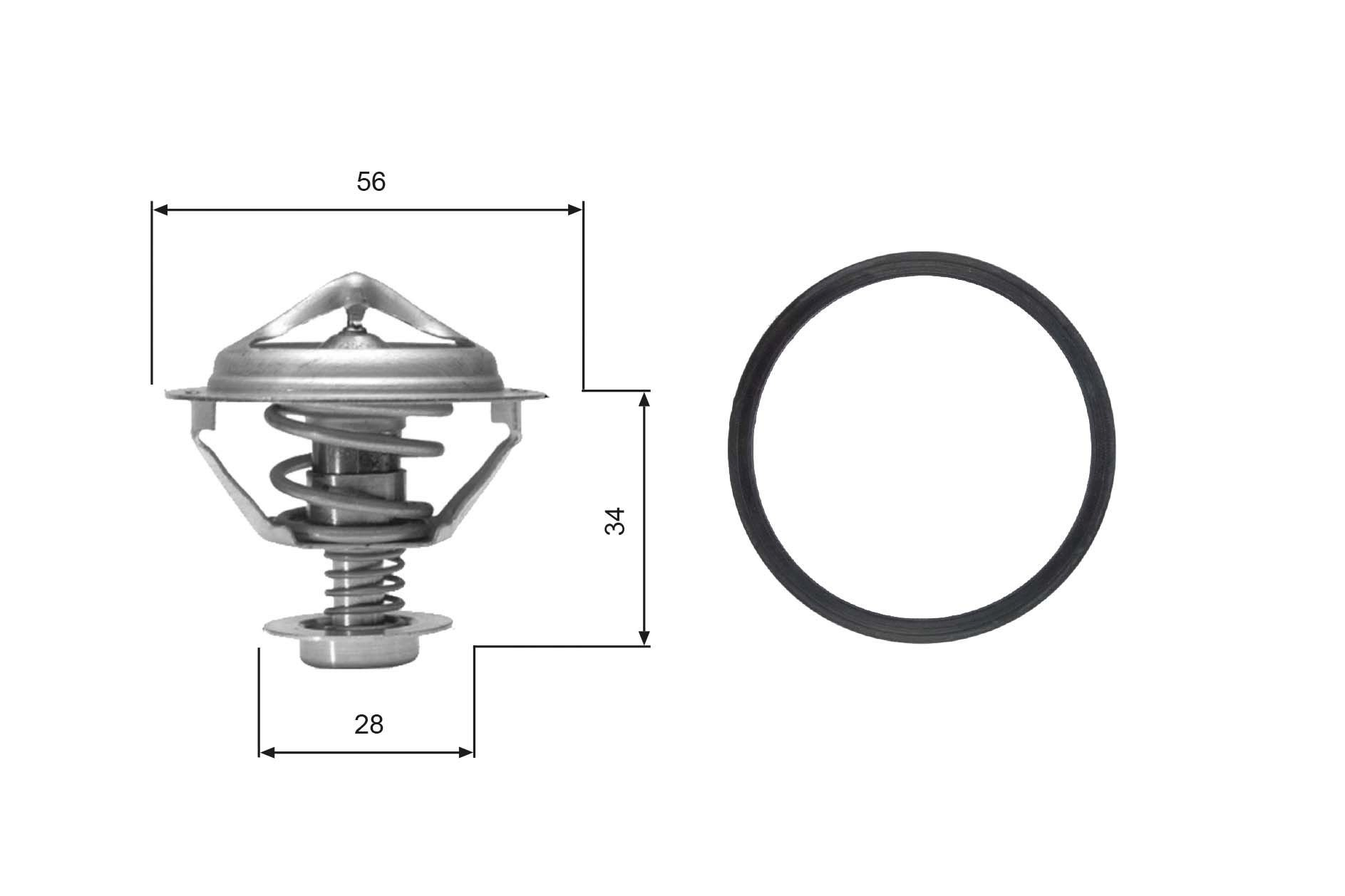 Termostato para Lexus IS  E1