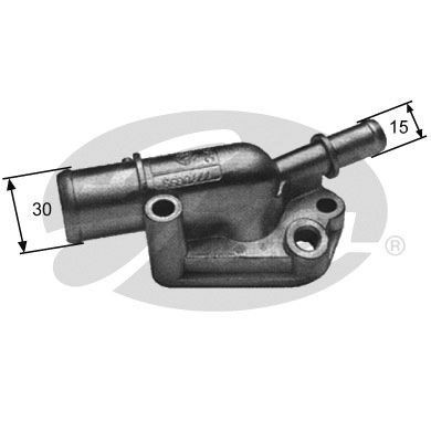 Caixa do termostato para Fiat Scudo COMBINATO 220P