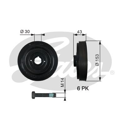 1261086CA0 Suzuki Polia de cambota