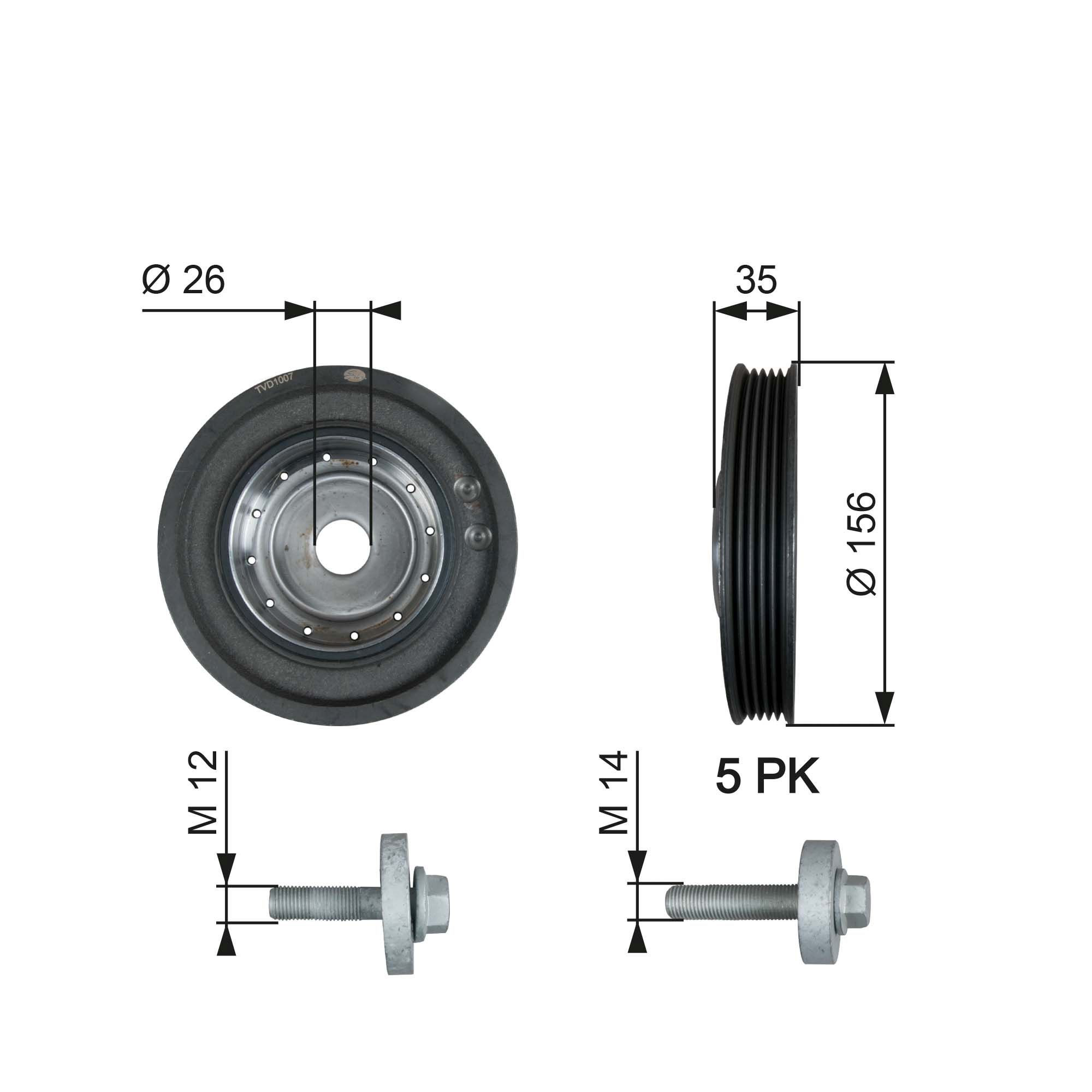Polia de cambota para Suzuki Jimny  FJ