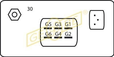  Relê das velas de incandescência Mercedes ML/GLE SUV (W163) (1998 - 2005) 