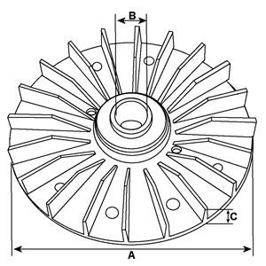  Eixo de diodos do gerador Ford Kuga I SUV (CBV) (2008 - 2012) I