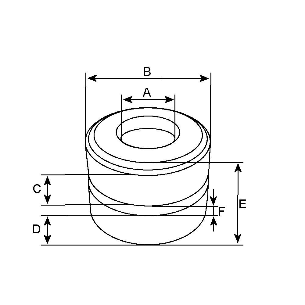 Tubo coletor de rotor do gerador 1124303038 Bosch