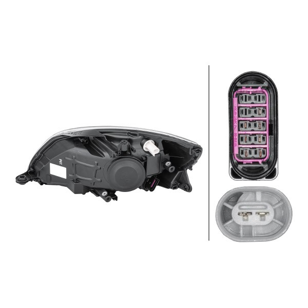 Luz direita HELLA 1ED010417341 preço, a partir de 145,18 USD
