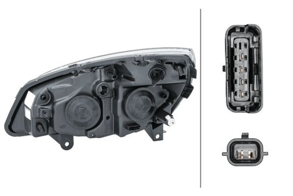 Luz direita para Renault Scenic II JM0, JM1
