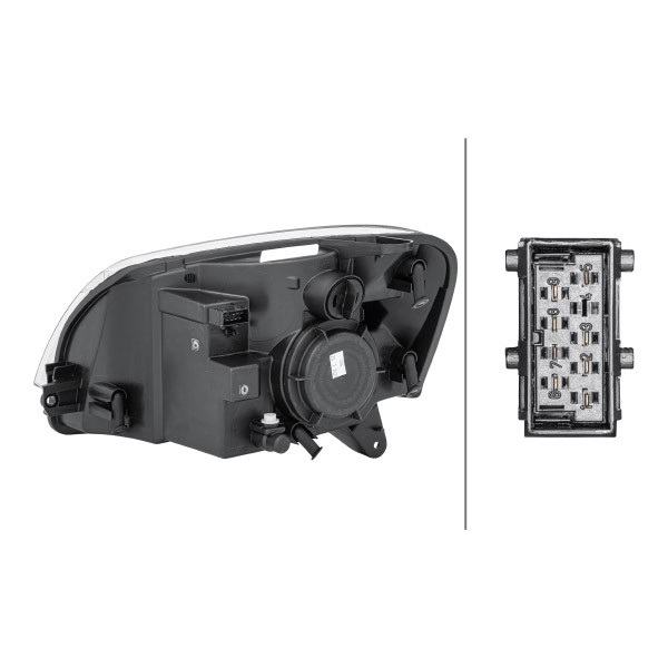  Luz direita Citroen Berlingo сaixa (M) (1996 - 2008) 