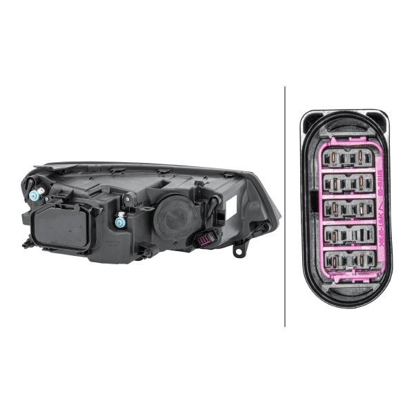  Luz esquerda Volkswagen Touareg II SUV (7P5, 7P6) (2010 - 2017) II