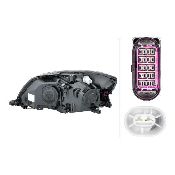 Luz direita HELLA 1EL010417381 preço, a partir de 175,35 USD