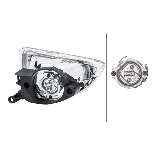 Luzes de nevoeiro direitas HELLA 1NA354015021 preço, a partir de 29,09 USD