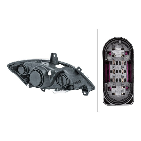 Luz esquerda HELLA 1ZS009627311 preço, a partir de 514,46 USD