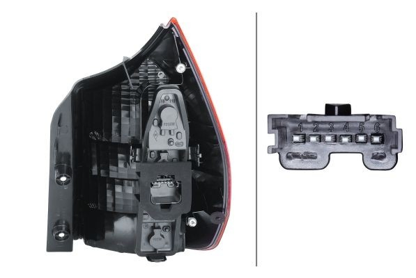 Compre 2SK008659091 HELLA Lanterna traseira esquerda
