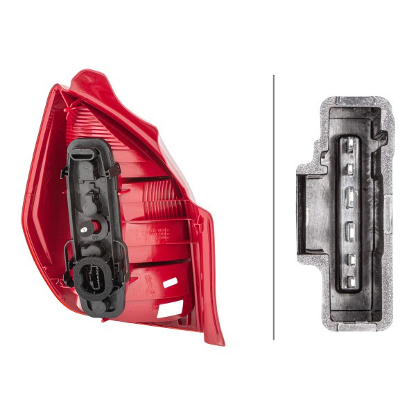  Lanterna traseira direita Citroen C2 hatchback (JM) (2003 - 2008) 