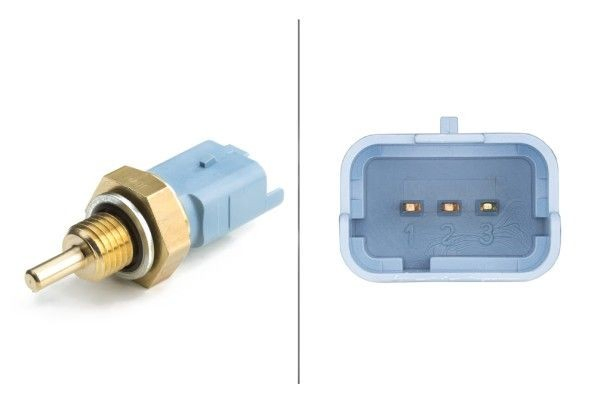 Sensor de temperatura do fluido de esfriamento HELLA 6PT009309521 preço, a partir de 9,02 USD