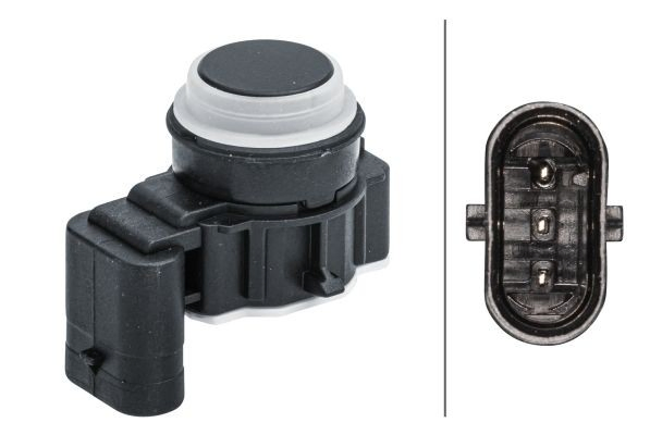 6PX358141361 HELLA Sensor de sinalização de estacionamento (sensor de estacionamento) dianteiro/traseiro lateral