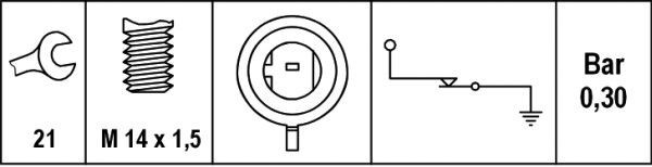 Sensor de pressão de óleo HELLA 6ZL003259601 preço, a partir de 5,76 USD