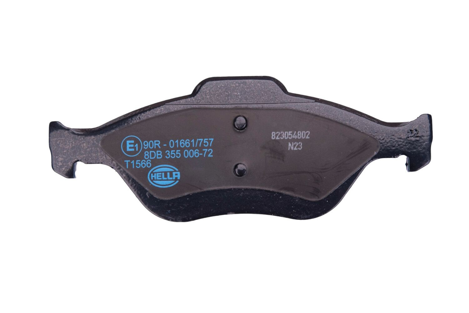Sapatas do freio dianteiras de disco 8DB355006721 HELLA