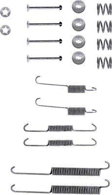 Compre Kit de montagem das sapatas traseiras de tambor Citroen ZX 