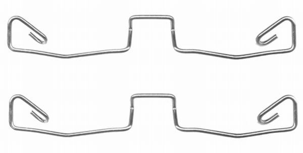 Kit de molas de fixação de sapatas de disco dianteiras para Audi A6 C5 4B2, 4B4