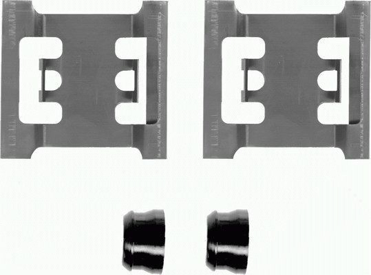 Kit de molas de fixação de sapatas de disco dianteiras Ford Transit IV E