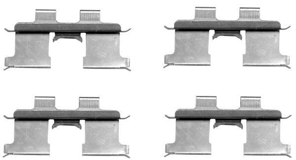 Kit de molas de fixação de sapatas de disco traseiras para Hyundai Matrix  FC