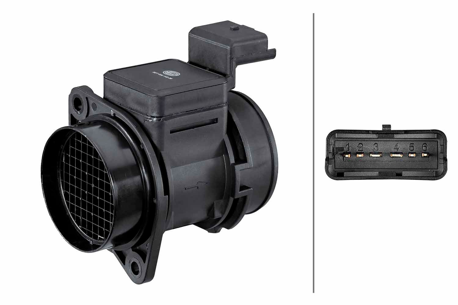 Sensor de fluxo (consumo) de ar, medidor de consumo M.A.F. - (Mass Airflow) HELLA 8ET009142391 preço, a partir de 71,28 USD