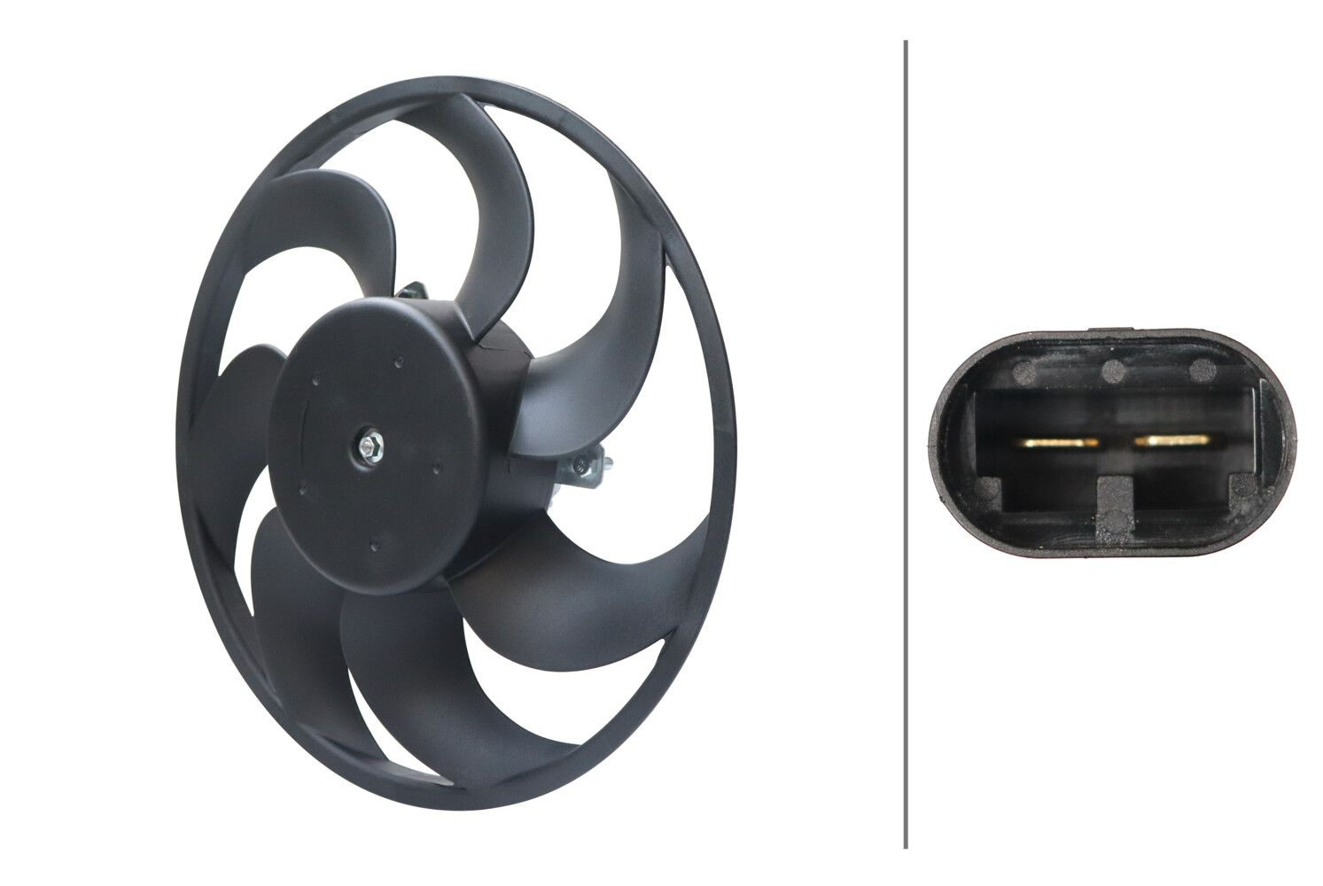 Ventilador elétrico de esfriamento montado (motor + roda de aletas) Mercedes Vito preço, a partir de 84,84 USD