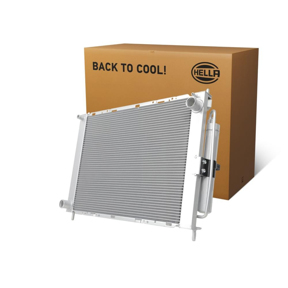 Radiador de esfriamento de motor Renault Clio III BR01, CR01