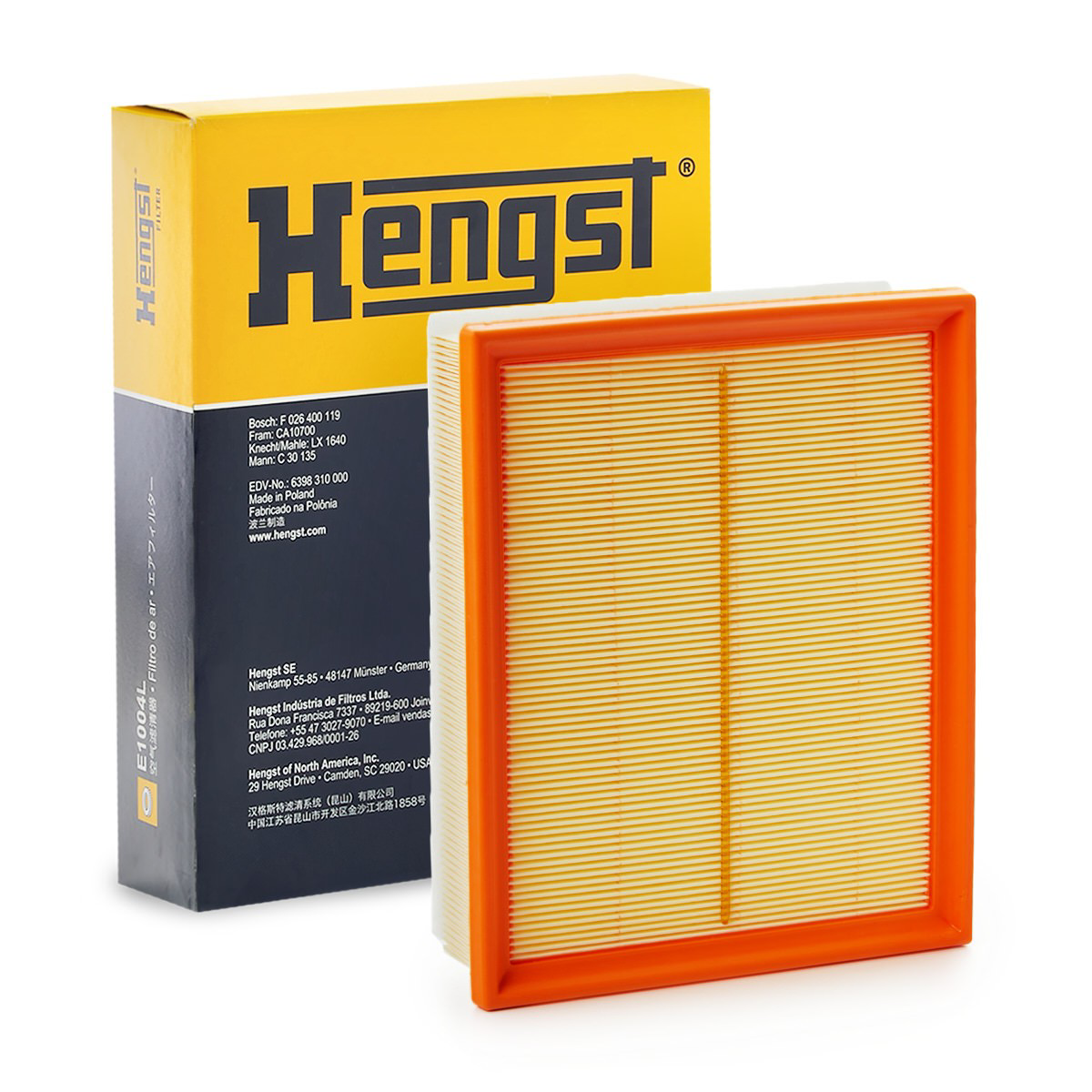 Filtro de ar Hengst E1251L preço, a partir de 18,89 USD