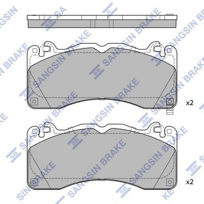 Sapatas do freio dianteiras de disco Ford 2569623 preço, a partir de 85,49 USD
