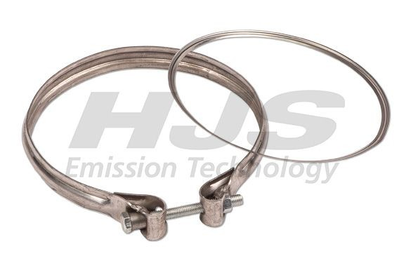 Braçadeira de silenciador dianteira 1606666580 Fiat/Alfa/Lancia