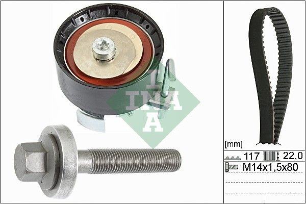 530060510 INA Correia do mecanismo de distribuição de gás, kit