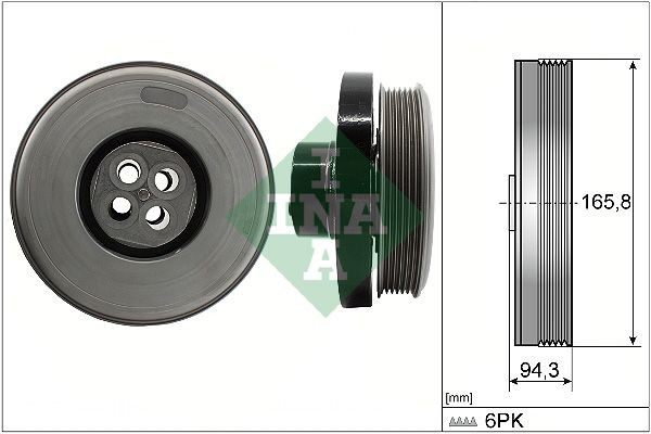Polia de cambota Mercedes ML/GLE  W166