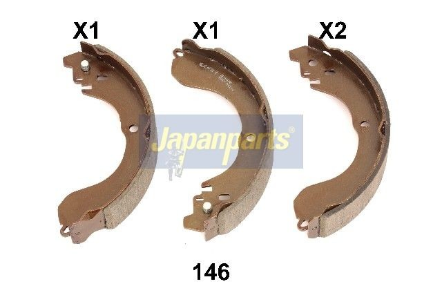 GF146AF Japan Parts Sapatas do freio traseiras de tambor