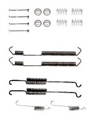 Kit de montagem das sapatas traseiras de tambor Fiat Ducato I 290 ao melhor preço