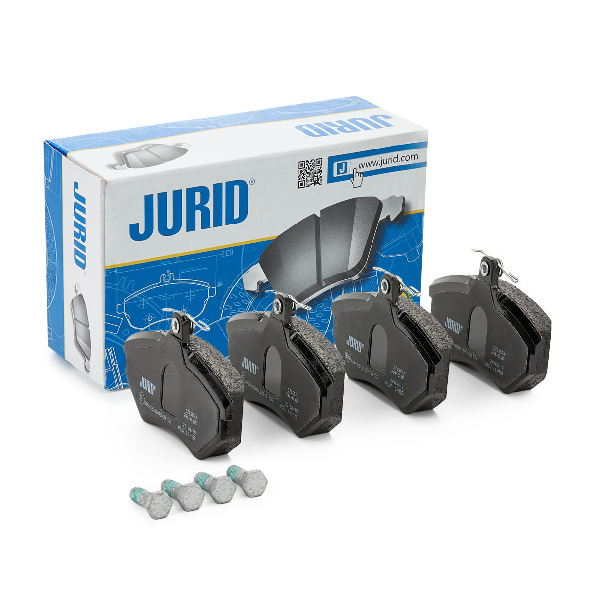 571357J Jurid/Bendix Sapatas do freio dianteiras de disco