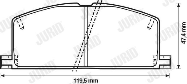 Sapatas do freio dianteiras de disco Jurid/Bendix 572255J preço, a partir de 21,32 USD