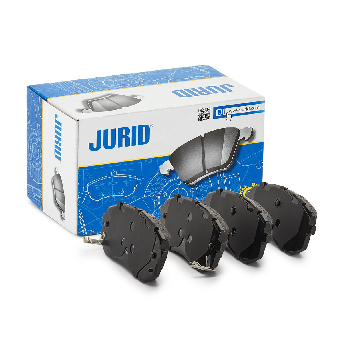 Compre 572612J Jurid/Bendix Sapatas do freio dianteiras de disco