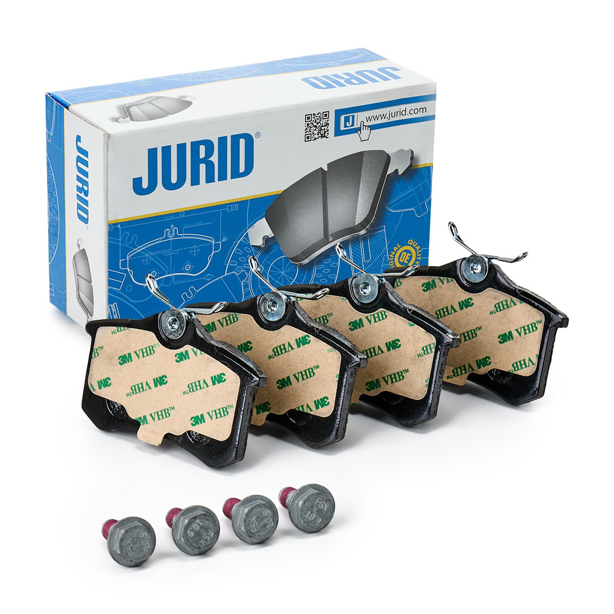 573005J Jurid/Bendix Sapatas do freio traseiras de disco