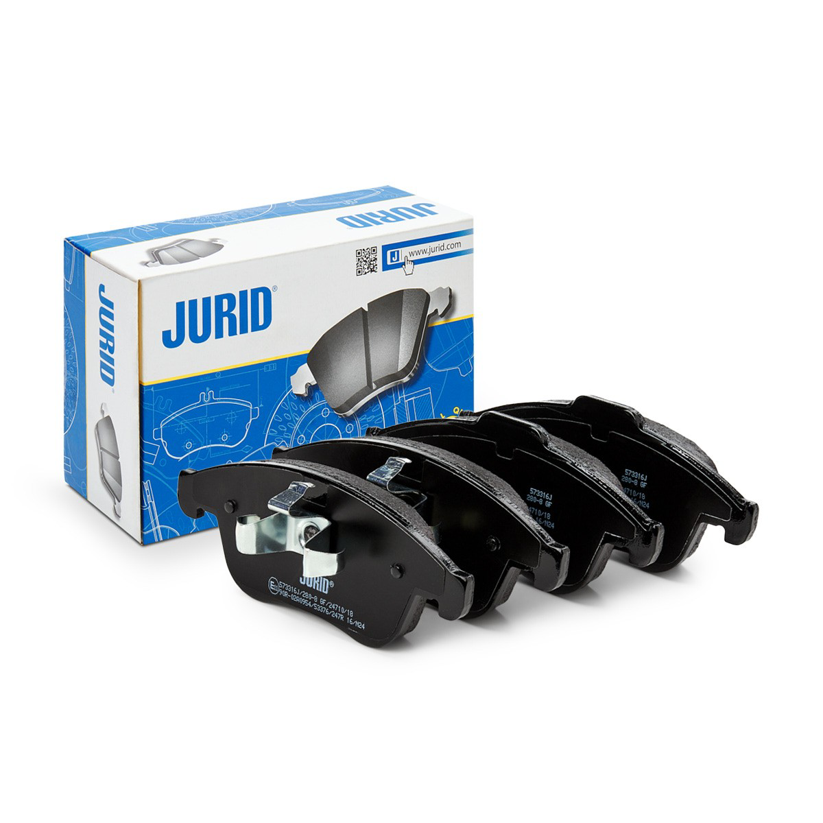 573316J Jurid/Bendix Sapatas do freio dianteiras de disco