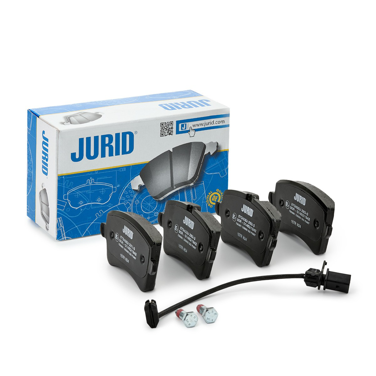 573428J Jurid/Bendix Sapatas do freio traseiras de disco