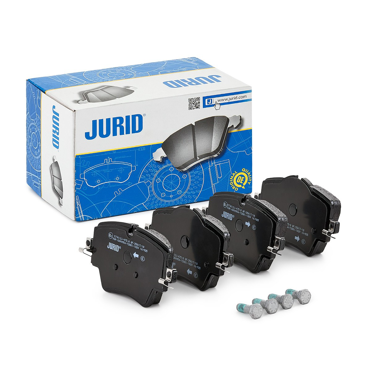 Compre 573612J Jurid/Bendix Sapatas do freio dianteiras de disco