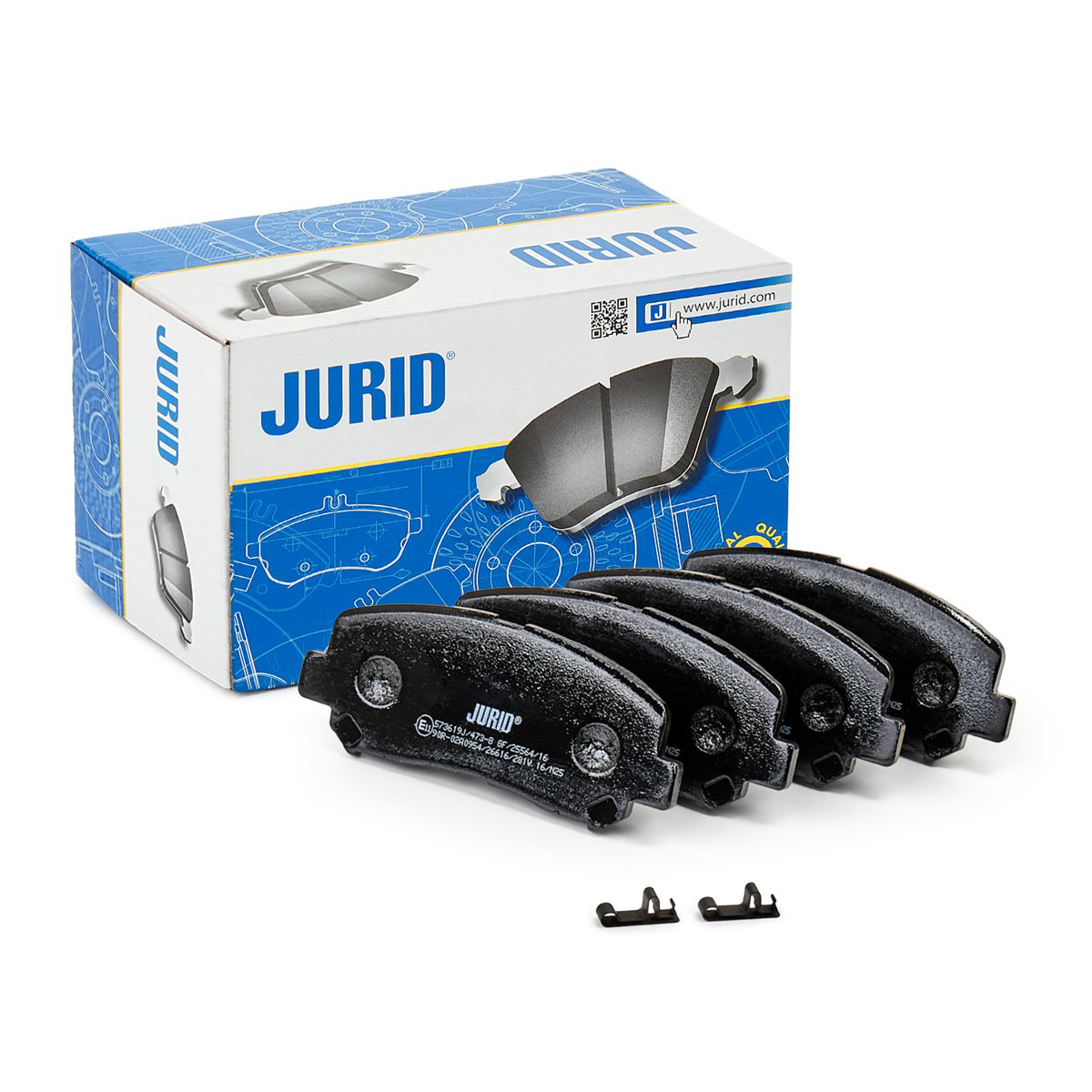 573619J Jurid/Bendix Sapatas do freio dianteiras de disco