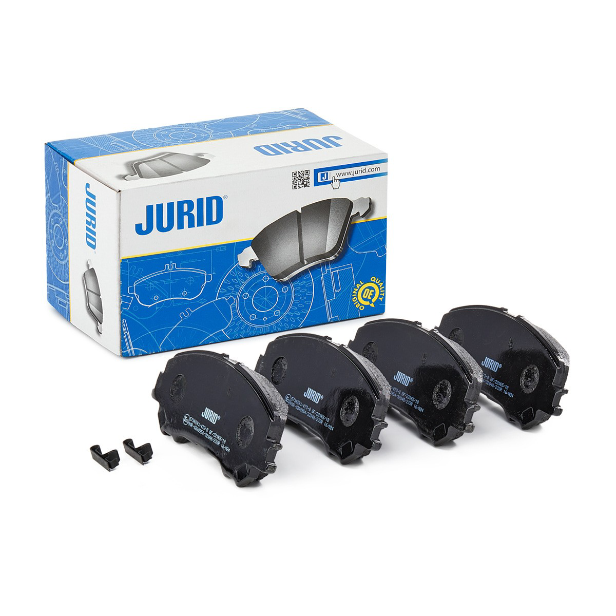 573659J Jurid/Bendix Sapatas do freio dianteiras de disco