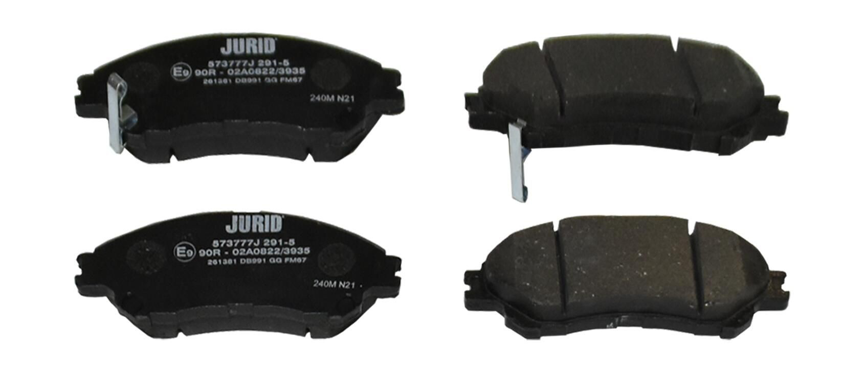 Sapatas do freio dianteiras de disco Jurid/Bendix 573777J preço, a partir de 38,15 USD