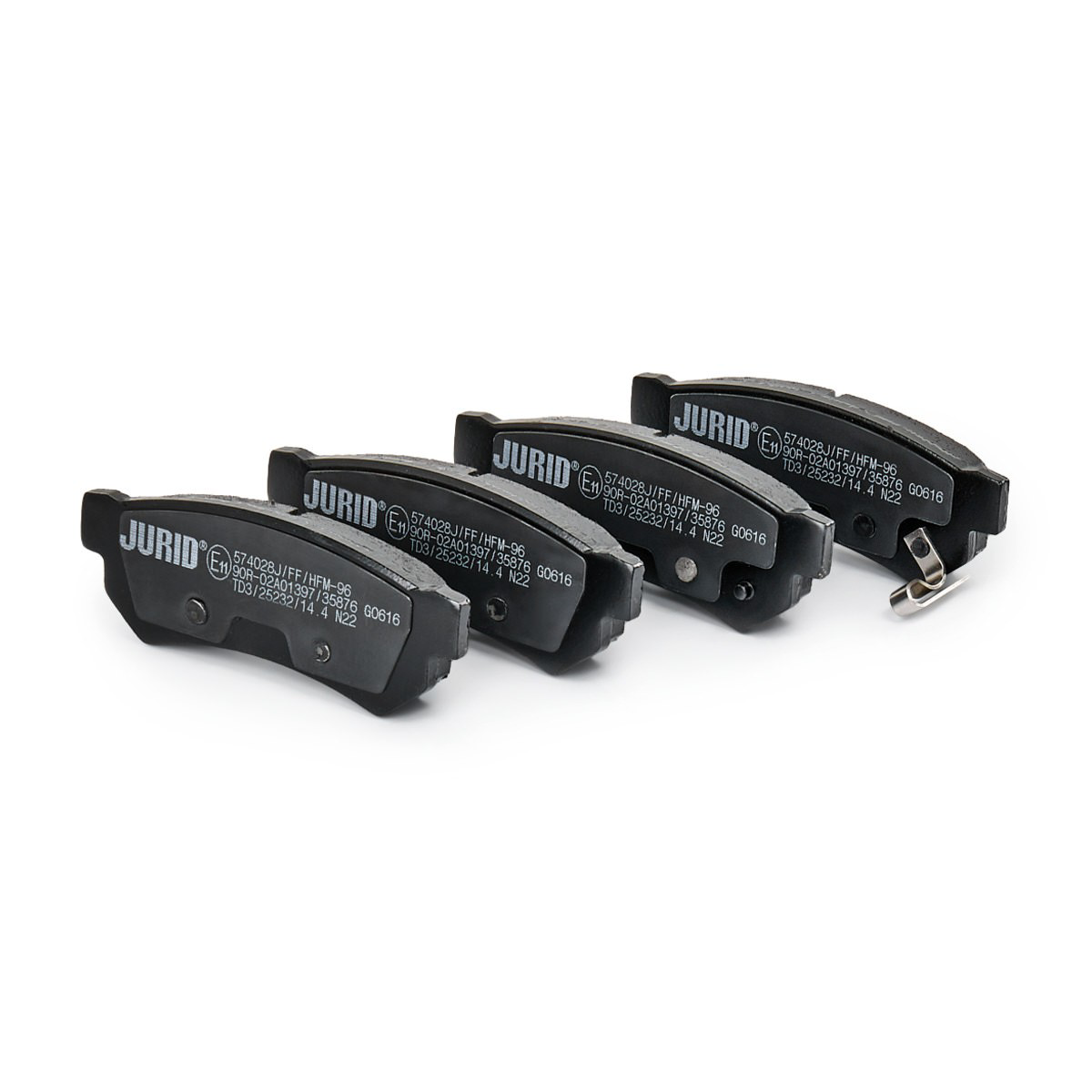 Compre 574028J Jurid/Bendix Sapatas do freio traseiras de disco